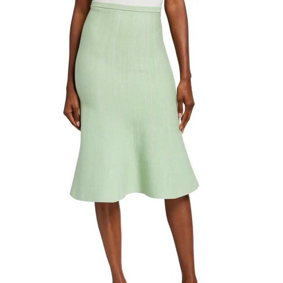 Victoria Victoria Beckham Fluted Viscose-Blend Skirt Size XS - Picture 1 of 5
